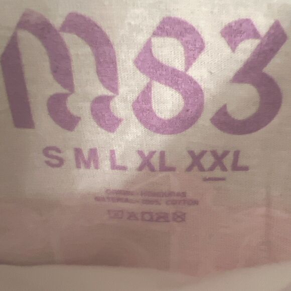 M83 Fantasy 2023‎ Tour Synth-Pop Shoegaze Rock Band Tee 2XL - Picture 3 of 5